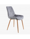 Silla de comedor gris VAIMA