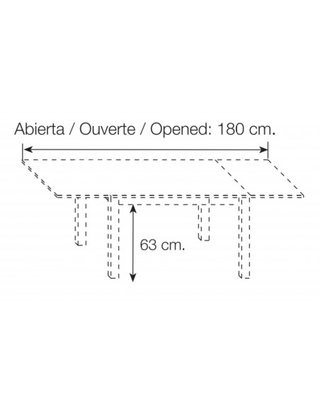 Mesa comedor rectangular extensible DANIELA