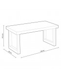 Mesa de centro elevable CADDY