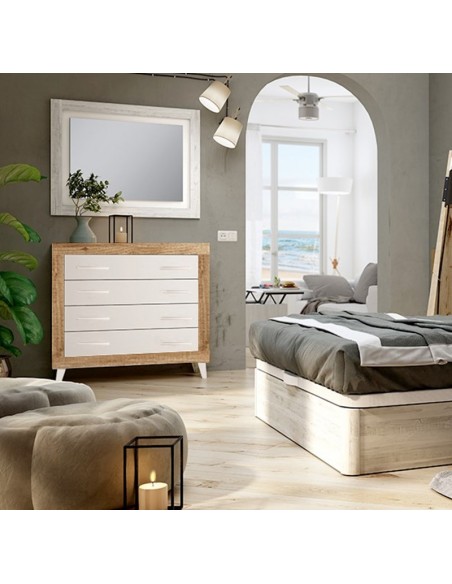 Cómoda cuatro cajones VIENA