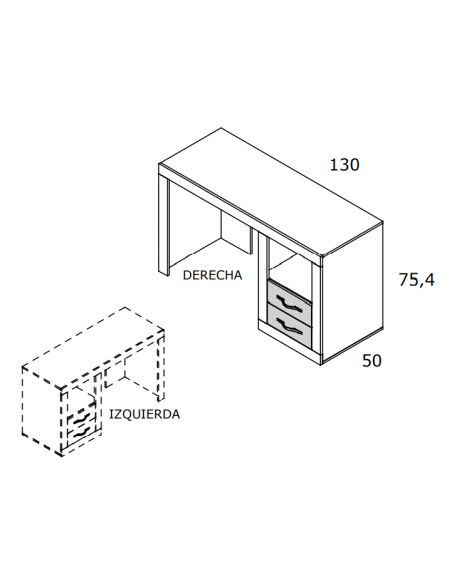 Mesa de escritorio ROMA