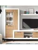 Modulo con vitrina y puerta de cristal MILANO