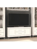 Mueble TV dos cajones y dos puertas 130 cm ROMA