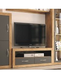 Mueble TV dos cajones y hueco 130 cm ROMA