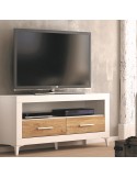Mueble TV dos cajones y hueco 130 cm ROMA