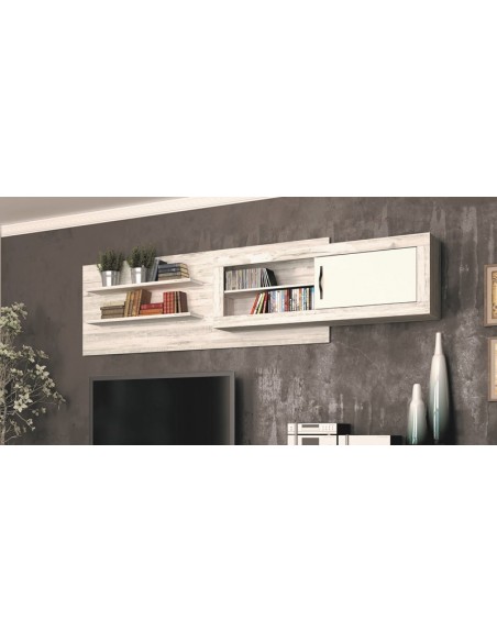 Estanteria con alto de una puerta y dos estantes ROMA