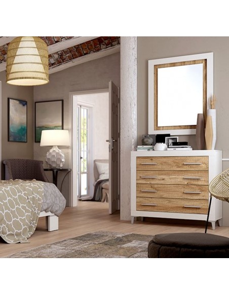 Cómoda cuatro cajones VIENA