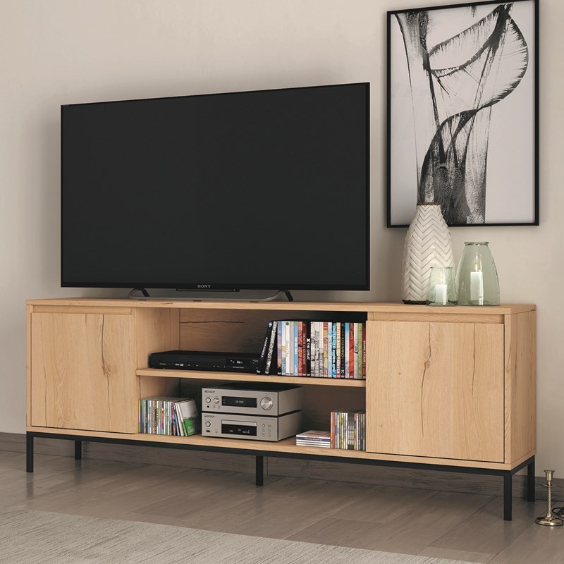 Mueble TV dos puertas y dos huecos 178 cm CHIARA