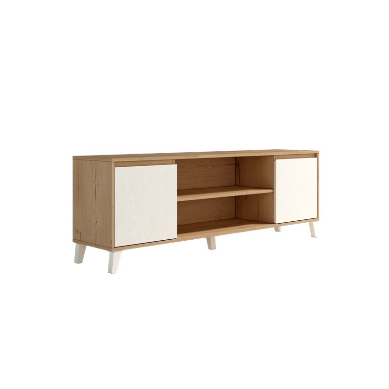 Mueble TV dos puertas y dos huecos 178 cm CHIARA
