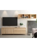 Mueble TV dos puertas y dos cajones 178 cm CHIARA