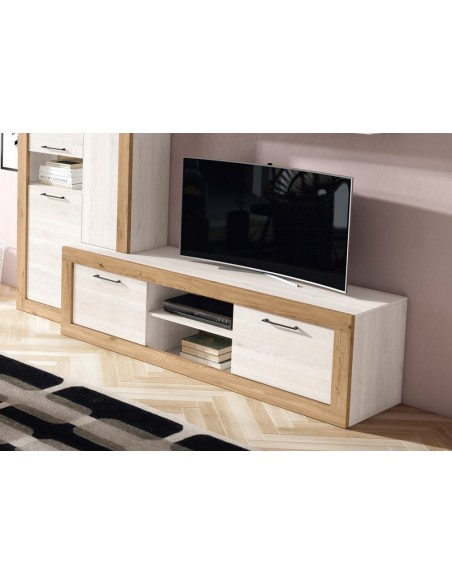 Mueble de tv dos puertas y dos huecos181 cm MILANO