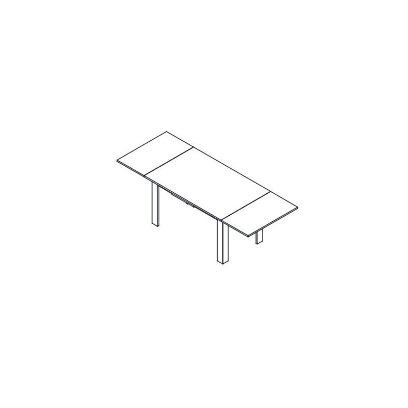 Mesa rectangular extensible CHIARA