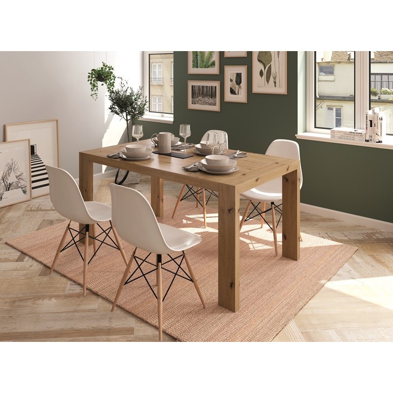 Mesa comedor rectangular extensible portería deslizante DANIELA