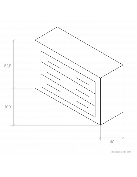 Cómoda cuatro cajones VIENA