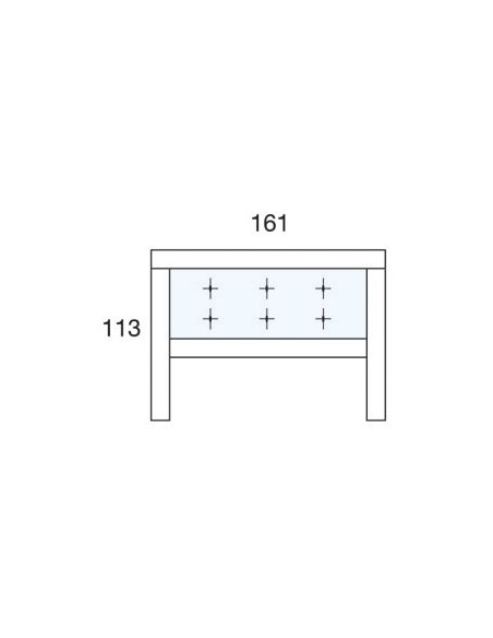Cabecero 150 cm GINA II