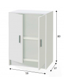Mueble multiusos de cocina bajo LOANA