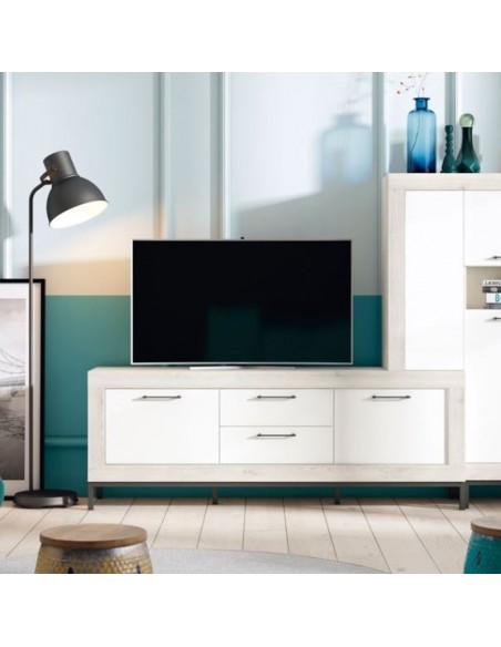 Mueble de tv dos puertas y dos cajones 181 cm MILANO