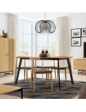 Mesa comedor rectangular PIERRE