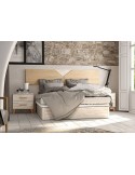 Canapé con base tapizada 135 cm SIENA