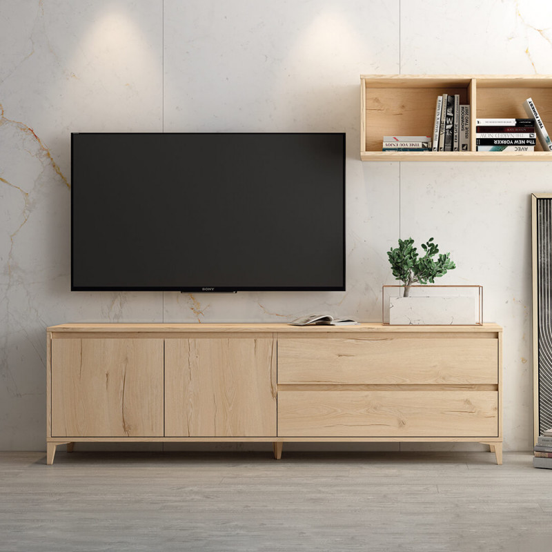 Mueble TV dos puertas y dos cajones 178 cm CHIARA