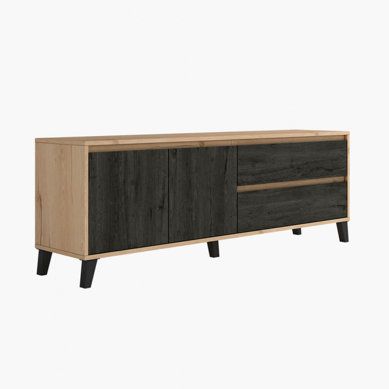 Mueble TV dos puertas y dos cajones 178 cm CHIARA
