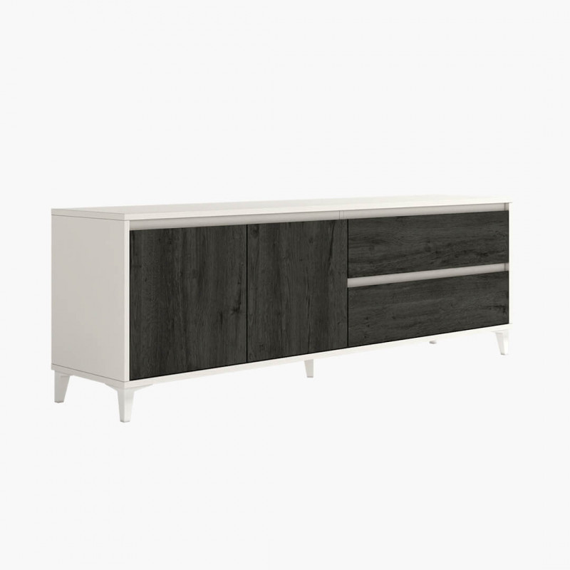 Mueble TV dos puertas y dos cajones 178 cm CHIARA