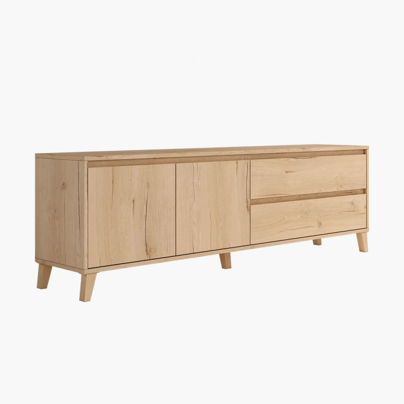 Mueble TV dos puertas y dos cajones 200 cm CHIARA