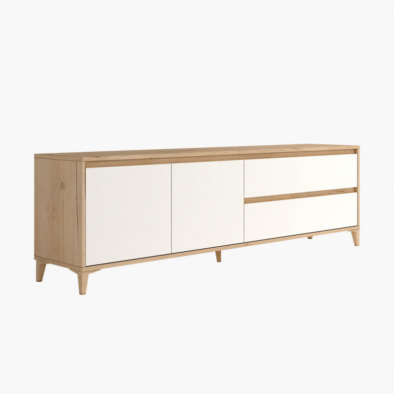 Mueble TV dos puertas y dos cajones 200 cm CHIARA