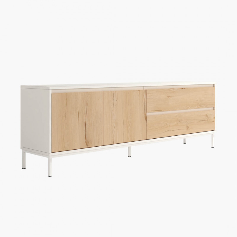 Mueble TV dos puertas y dos cajones 200 cm CHIARA