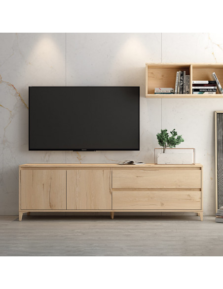 Mueble TV dos puertas y dos cajones 178 cm CHIARA