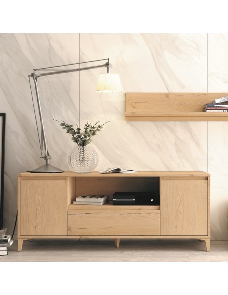 Mueble TV dos puertas y cajón 150 cm CHIARA