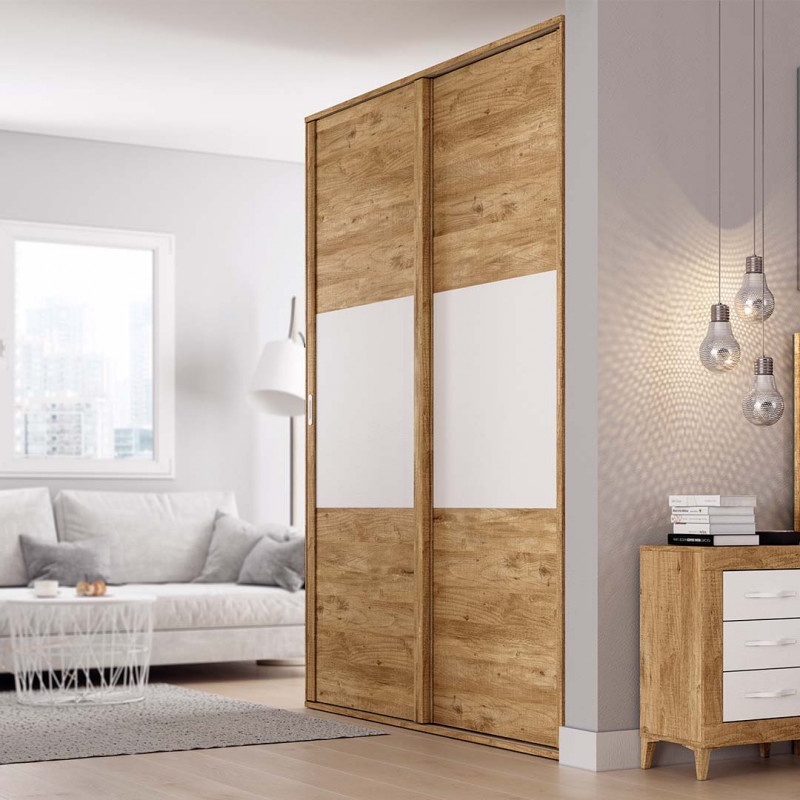 Armario dos puertas correderas altura 240 VIENA