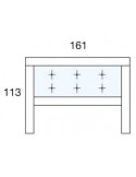 Cabecero 150 cm GINA II