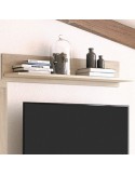 Estante de pared con trasera ROMA