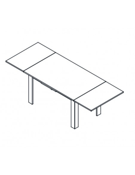 Mesa rectangular extensible ROMA