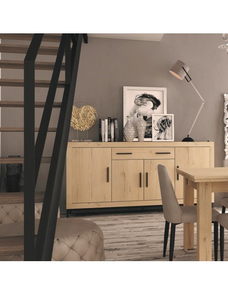 Aparador cuatro puertas y cajón ROMA