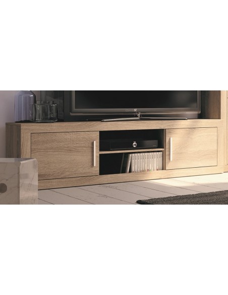 Mueble TV dos puertas y dos huecos 180 cm ROMA