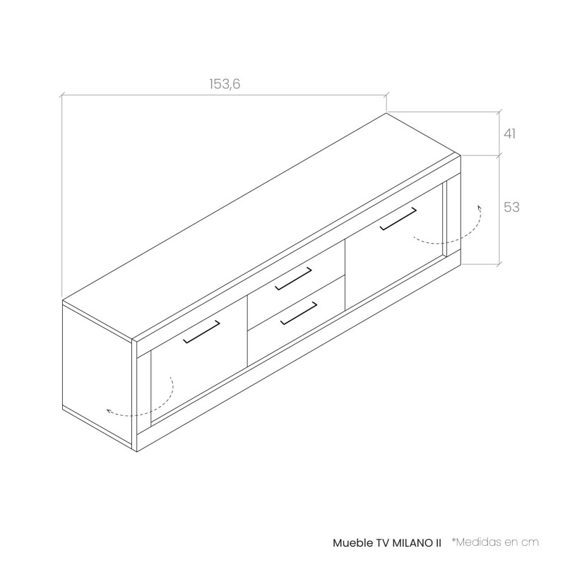 Mueble de televisión MILANO II