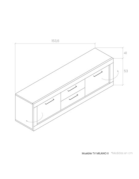 Mueble de televisión MILANO II