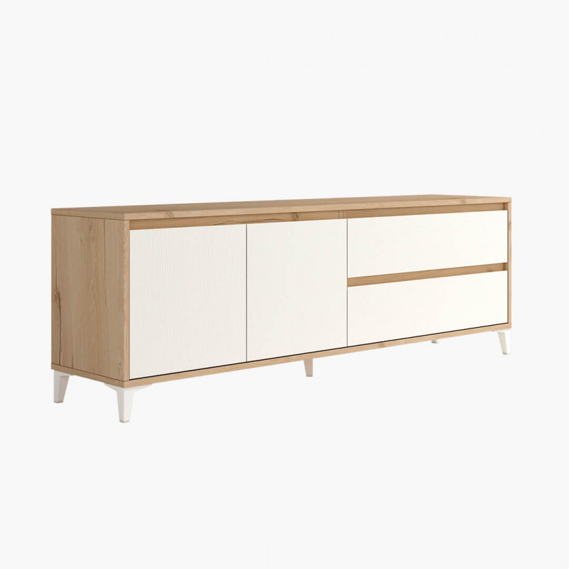 Mueble TV dos puertas y dos cajones 178 cm CHIARA
