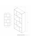 Estantería huecos ROMA