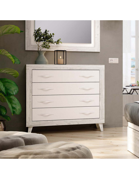 Cómoda cuatro cajones VIENA