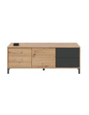 Mueble de televisión dos cajones y dos puertas NIELS