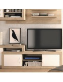 Mueble TV dos puertas y dos huecos 180 cm ROMA