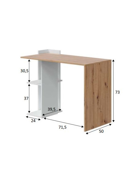 Mesa de escritorio reversible KORA