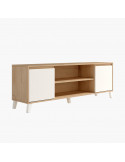 Mueble TV dos puertas y dos huecos 178 cm CHIARA