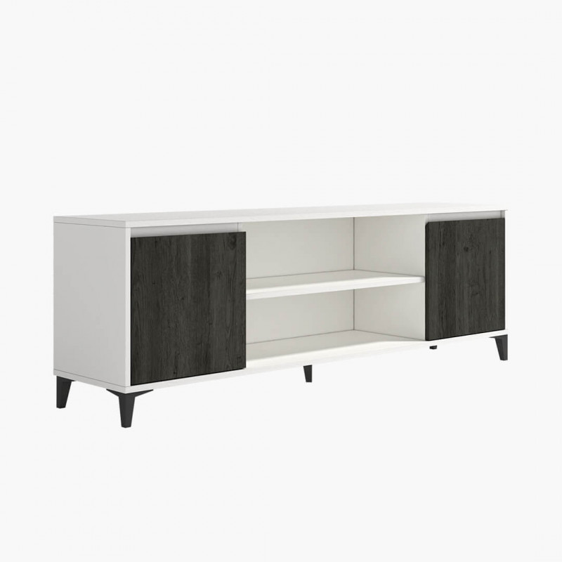 Mueble TV dos puertas y dos huecos 178 cm CHIARA