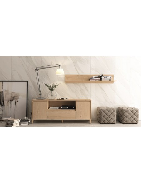 Mueble TV dos puertas y cajón 178 cm CHIARA