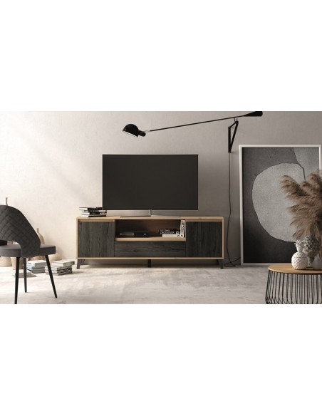 Mueble TV dos puertas y cajón 178 cm CHIARA