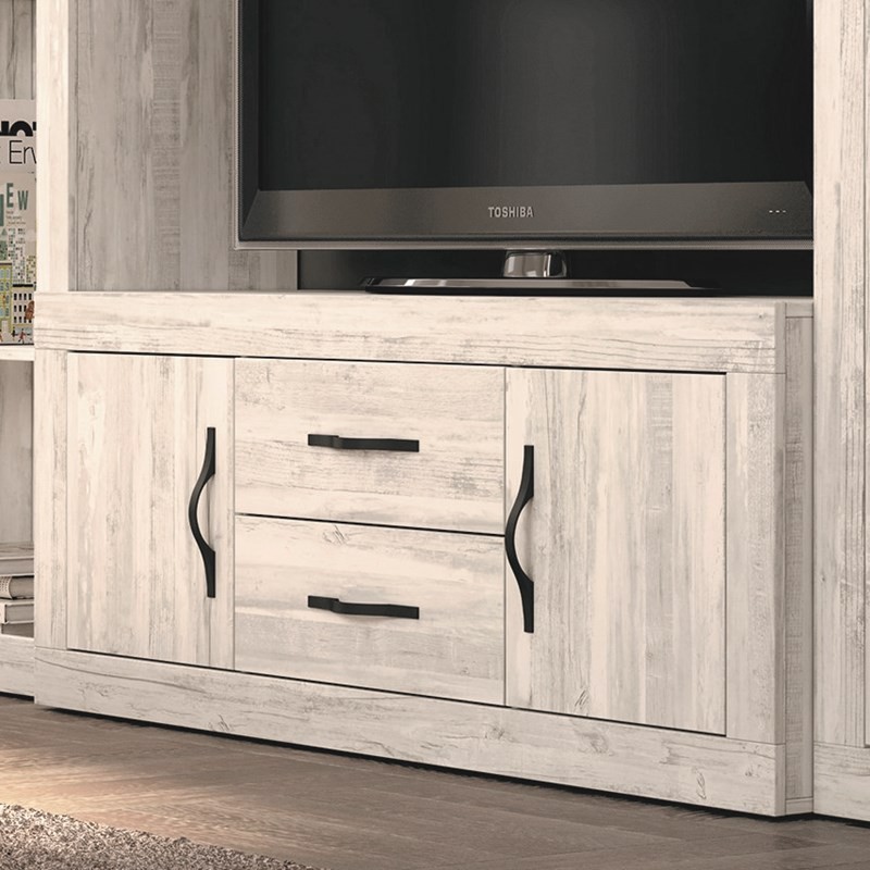 Mueble TV dos cajones y dos puertas 130 cm ROMA